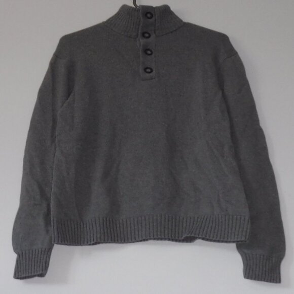 Mens Old Navy Heavy Duty 4 Button Long Sleeve Pull-Over Sweater - Size Large - Picture 2 of 4